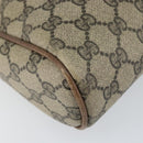 GUCCI GG Supreme Web Sherry Line Clutch Bag PVC Beige 27 004 998 Auth 150555-9