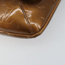 LOUIS VUITTON Monogram Vernis Thompson Street Bag Bronze M91124 LV Auth 150557-14