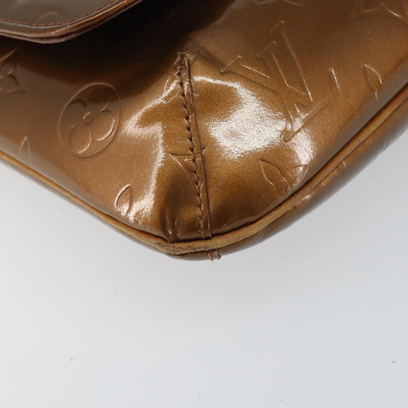 LOUIS VUITTON Monogram Vernis Thompson Street Bag Bronze M91124 LV Auth 150557