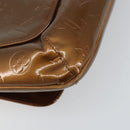 LOUIS VUITTON Monogram Vernis Thompson Street Bag Bronze M91124 LV Auth 150557-17
