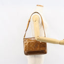 LOUIS VUITTON Monogram Vernis Thompson Street Bag Bronze M91124 LV Auth 150557-22