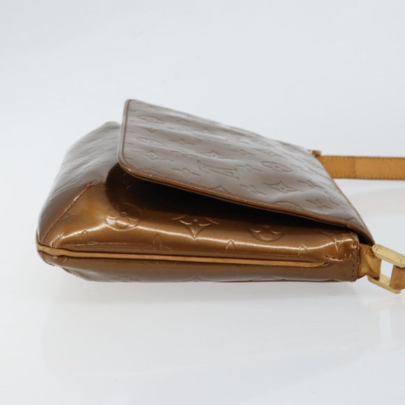 LOUIS VUITTON Monogram Vernis Thompson Street Bag Bronze M91124 LV Auth 150557