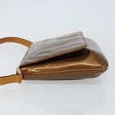 LOUIS VUITTON Monogram Vernis Thompson Street Bag Bronze M91124 LV Auth 150557-4