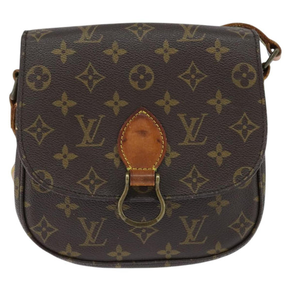 LOUIS VUITTON Monogram Saint Cloud MM Shoulder Bag M51243 LV Auth 150559