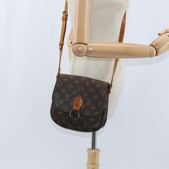LOUIS VUITTON Monogram Saint Cloud MM Shoulder Bag M51243 LV Auth 150559