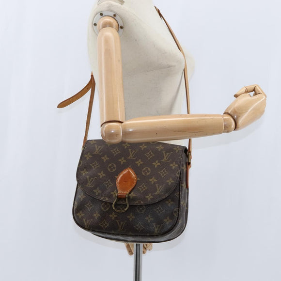 LOUIS VUITTON Monogram Saint Cloud GM Shoulder Bag M51242 LV Auth 150560