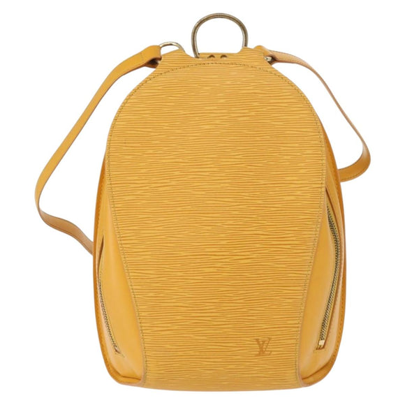 LOUIS VUITTON Epi Mabillon Backpack Yellow M52239 LV Auth 150563