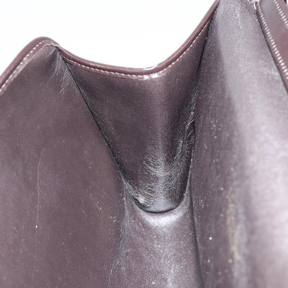 Christian Dior Trotter Canvas Shoulder Bag Beige Gold Auth 150566