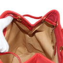 CELINE Shoulder Bag Leather Multicolor Gold Auth 150568-21