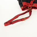 CELINE Shoulder Bag Leather Multicolor Gold Auth 150568-8