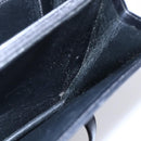 Christian Dior Hand Bag Leather Black Gold Auth 150570-16