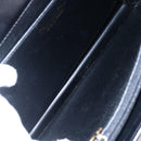 Christian Dior Hand Bag Leather Black Gold Auth 150570-19