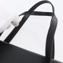 Christian Dior Hand Bag Leather Black Gold Auth 150570-7