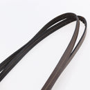 PRADA Tote Bag Nylon Khaki Silver Auth 150572-8