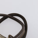 GUCCI GG Supreme Web Sherry Line Boston Bag PVC Beige Gold Auth 150574-14