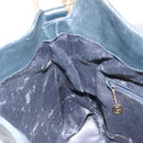 GUCCI Bamboo Hand Bag Leather Black Gold 001 3444 1638 Auth 150577-19