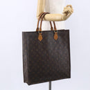 LOUIS VUITTON Monogram Sac Plat Hand Bag M51140 LV Auth 150580-20