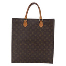 LOUIS VUITTON Monogram Sac Plat Hand Bag M51140 LV Auth 150580-2