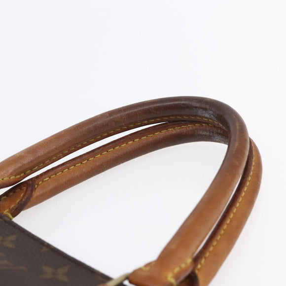 LOUIS VUITTON Monogram Sac Plat Hand Bag M51140 LV Auth 150580