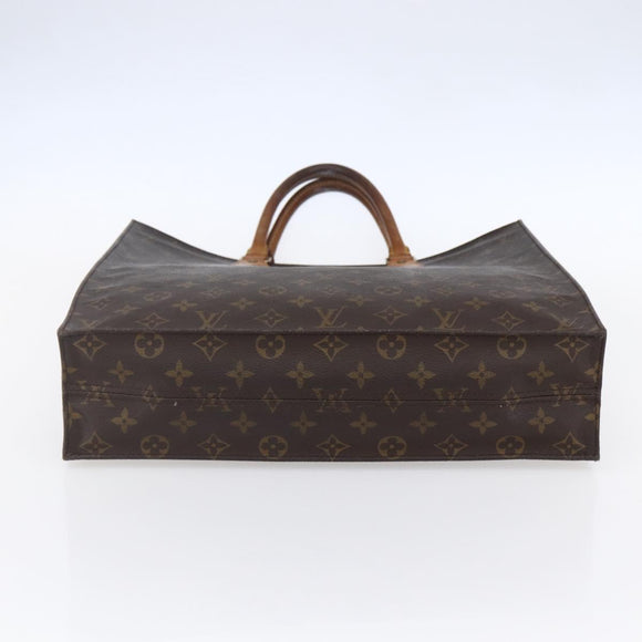 LOUIS VUITTON Monogram Sac Plat Hand Bag M51140 LV Auth 150580