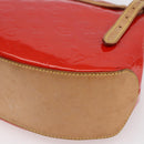 LOUIS VUITTON Monogram Vernis Biscayne Bay GM Bag Rouge M91287 LV Auth 150582-15