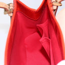 LOUIS VUITTON Monogram Vernis Biscayne Bay GM Bag Rouge M91287 LV Auth 150582-19