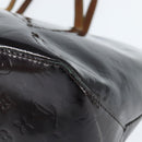 LOUIS VUITTON Monogram Vernis Bellevue GM Tote Bag Amarante M93589 Auth 150583-14