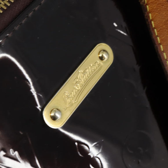 LOUIS VUITTON Monogram Vernis Bellevue GM Tote Bag Amarante M93589 Auth 150583