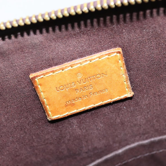 LOUIS VUITTON Monogram Vernis Bellevue GM Tote Bag Amarante M93589 Auth 150583