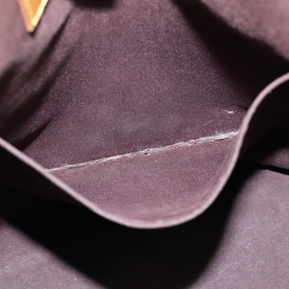 LOUIS VUITTON Monogram Vernis Bellevue GM Tote Bag Amarante M93589 Auth 150583