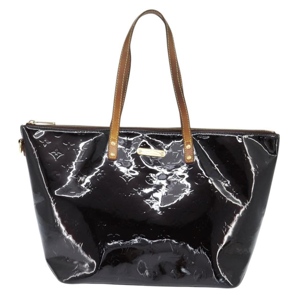 LOUIS VUITTON Monogram Vernis Bellevue GM Tote Bag Amarante M93589 Auth 150583