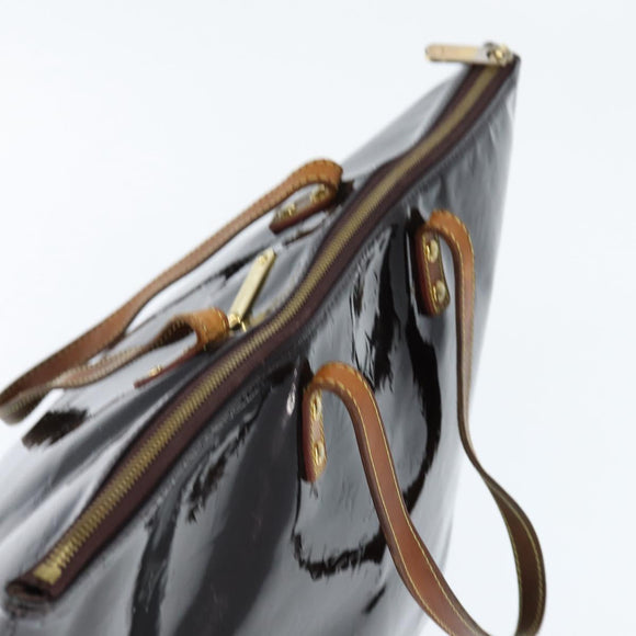LOUIS VUITTON Monogram Vernis Bellevue GM Tote Bag Amarante M93589 Auth 150583