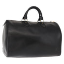 LOUIS VUITTON Epi Speedy 35 Hand Bag Black M42992 LV Auth 150584V-1