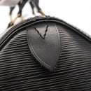 LOUIS VUITTON Epi Speedy 35 Hand Bag Black M42992 LV Auth 150584V-19