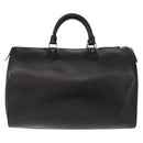 LOUIS VUITTON Epi Speedy 35 Hand Bag Black M42992 LV Auth 150584V-13