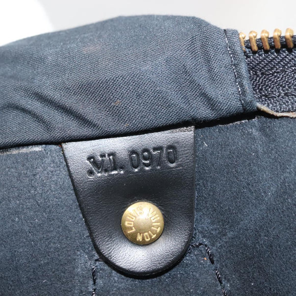 LOUIS VUITTON Epi Speedy 35 Hand Bag Black M42992 LV Auth 150584V