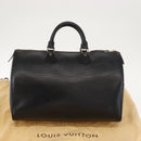 LOUIS VUITTON Epi Speedy 35 Hand Bag Black M42992 LV Auth 150584V-12