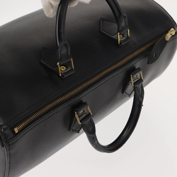LOUIS VUITTON Epi Speedy 35 Hand Bag Black M42992 LV Auth 150584V