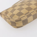 LOUIS VUITTON Damier Azur Mini Pochette Accessoires Pouch N63005 LV Auth 150585-15