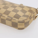 LOUIS VUITTON Damier Azur Mini Pochette Accessoires Pouch N63005 LV Auth 150585-16