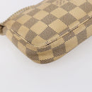 LOUIS VUITTON Damier Azur Mini Pochette Accessoires Pouch N63005 LV Auth 150585-17