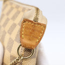LOUIS VUITTON Damier Azur Mini Pochette Accessoires Pouch N63005 LV Auth 150585-9