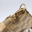 LOUIS VUITTON Damier Azur Mini Pochette Accessoires Pouch N63005 LV Auth 150585-18