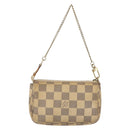 LOUIS VUITTON Damier Azur Mini Pochette Accessoires Pouch N63005 LV Auth 150585-2