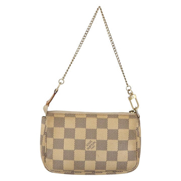 LOUIS VUITTON Damier Azur Mini Pochette Accessoires Pouch N63005 LV Auth 150585 - 0