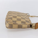 LOUIS VUITTON Damier Azur Mini Pochette Accessoires Pouch N63005 LV Auth 150585-4