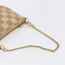 LOUIS VUITTON Damier Azur Mini Pochette Accessoires Pouch N63005 LV Auth 150585-7