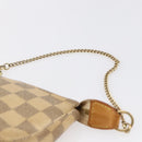 LOUIS VUITTON Damier Azur Mini Pochette Accessoires Pouch N63005 LV Auth 150585-8