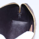 LOUIS VUITTON Vernis Pochette Cosmetic PM Pouch Amarante M91495 LV Auth 150586-18