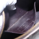 LOUIS VUITTON Vernis Pochette Cosmetic PM Pouch Amarante M91495 LV Auth 150586-11